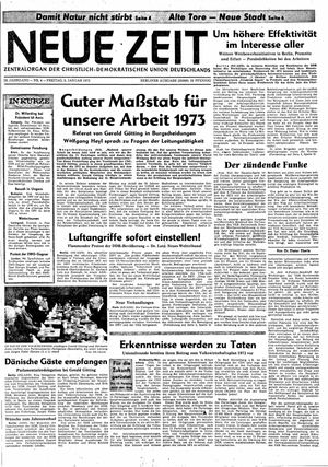 Neue Zeit Online-Archiv on Jan 5, 1973
