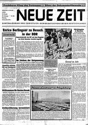 Neue Zeit Online-Archiv vom 04.12.1973