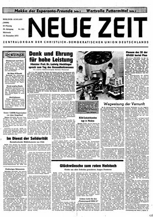 Neue Zeit Online-Archiv on Dec 12, 1973