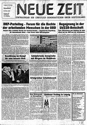 Neue Zeit Online-Archiv vom 20.03.1976
