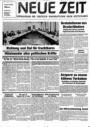 Neue Zeit Online-Archiv on May 26, 1976