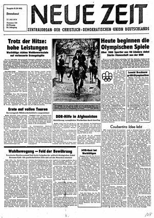 Neue Zeit Online-Archiv vom 17.07.1976