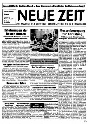 Neue Zeit Online-Archiv on Sep 27, 1976