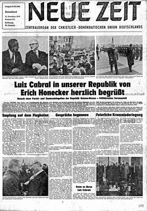 Neue Zeit Online-Archiv vom 13.11.1976