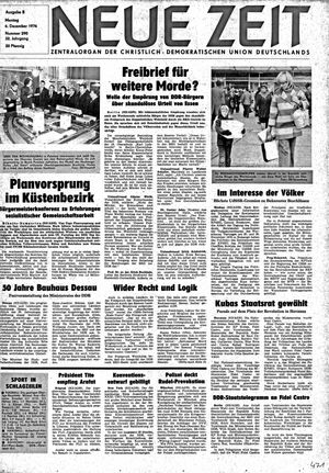 Neue Zeit Online-Archiv on Dec 6, 1976