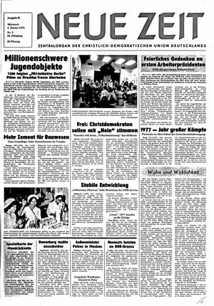 Neue Zeit Online-Archiv vom 04.01.1978