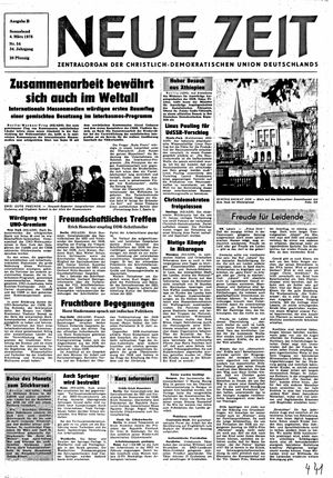 Neue Zeit Online-Archiv vom 04.03.1978