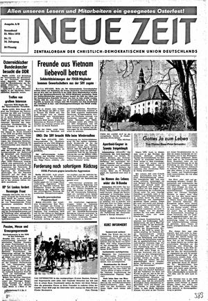 Neue Zeit Online-Archiv vom 25.03.1978