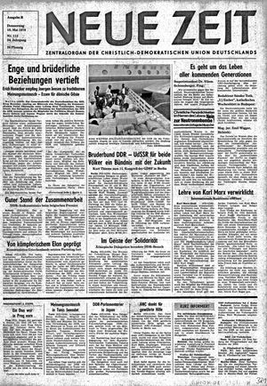Neue Zeit Online-Archiv vom 18.05.1978