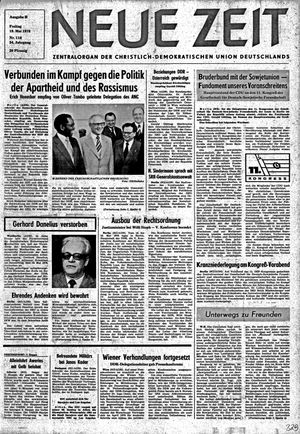 Neue Zeit Online-Archiv vom 19.05.1978