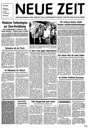 Neue Zeit Online-Archiv vom 07.06.1978