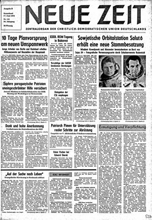 Neue Zeit Online-Archiv vom 17.06.1978