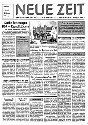 Neue Zeit Online-Archiv vom 06.07.1978