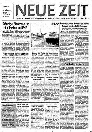 Neue Zeit Online-Archiv vom 11.08.1978