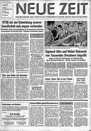 Neue Zeit Online-Archiv vom 26.09.1978