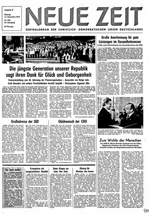 Neue Zeit Online-Archiv vom 11.12.1978