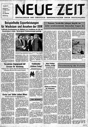 Neue Zeit Online-Archiv vom 17.03.1979