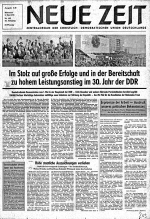 Neue Zeit Online-Archiv vom 02.05.1979