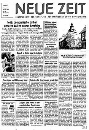 Neue Zeit Online-Archiv vom 24.05.1979