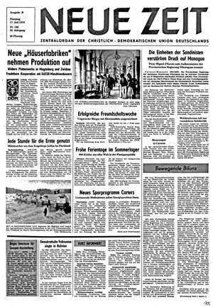 Neue Zeit Online-Archiv vom 17.07.1979
