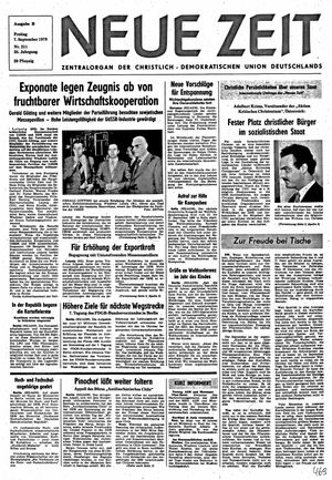 Neue Zeit Online-Archiv vom 07.09.1979