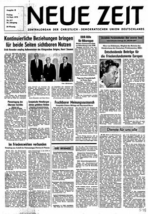 Neue Zeit Online-Archiv vom 14.09.1979