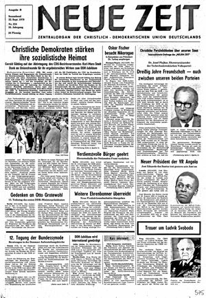 Neue Zeit Online-Archiv vom 22.09.1979