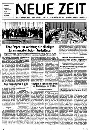 Neue Zeit Online-Archiv vom 06.10.1979