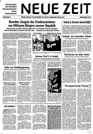 Neue Zeit Online-Archiv on Nov 30, 1979