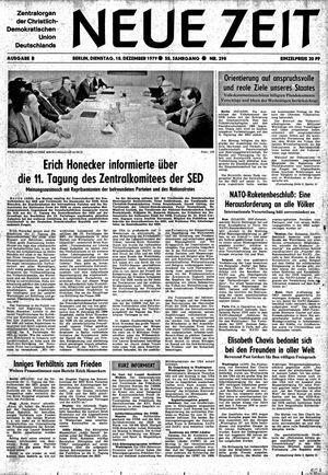 Neue Zeit Online-Archiv vom 18.12.1979