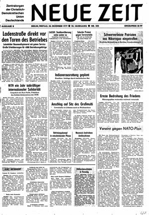 Neue Zeit Online-Archiv vom 28.12.1979