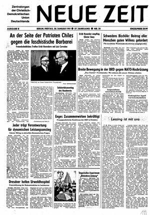 Neue Zeit Online-Archiv vom 30.01.1981