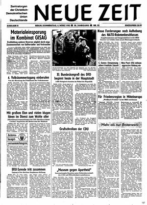 Neue Zeit Online-Archiv vom 04.03.1982