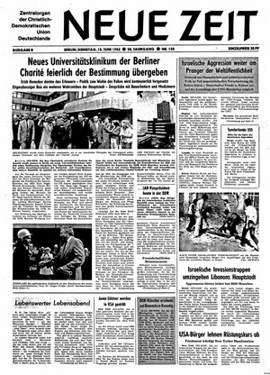Neue Zeit Online-Archiv vom 15.06.1982