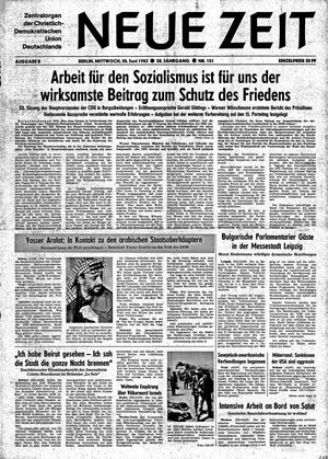 Neue Zeit Online-Archiv vom 30.06.1982