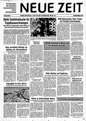 Neue Zeit Online-Archiv on Jul 7, 1982