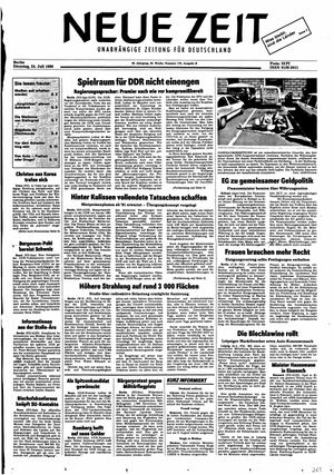 Neue Zeit Online-Archiv on Jul 24, 1990