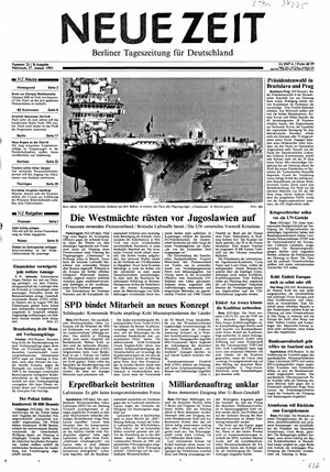 Neue Zeit Online-Archiv vom 27.01.1993