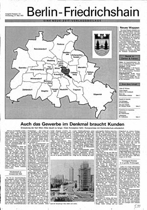 Neue Zeit Online-Archiv vom 27.05.1993