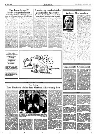 Neue Zeit Online-Archiv vom 11.12.1993