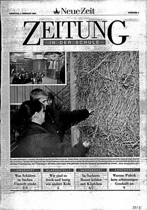 Neue Zeit Online-Archiv vom 01.02.1994