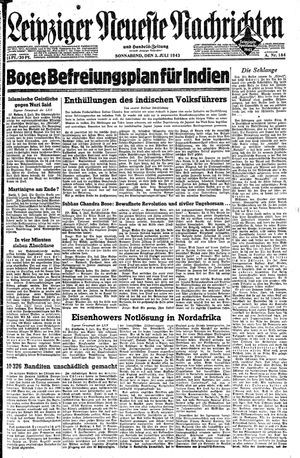 Leipziger neueste Nachrichten und Handelszeitung  vom 03.07.1943