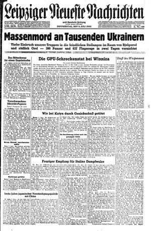Leipziger neueste Nachrichten und Handelszeitung  on Jul 8, 1943