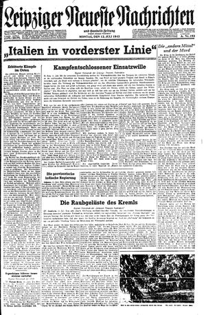 Leipziger neueste Nachrichten und Handelszeitung  vom 12.07.1943