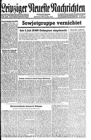 Leipziger neueste Nachrichten und Handelszeitung  vom 13.07.1943