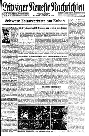 Leipziger neueste Nachrichten und Handelszeitung  vom 04.08.1943