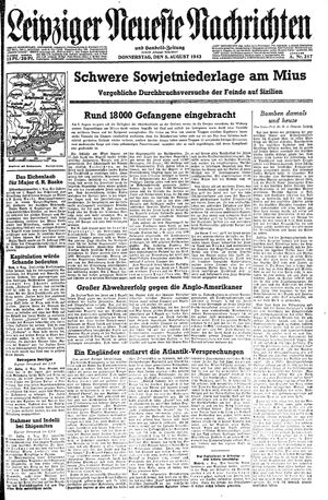 Leipziger neueste Nachrichten und Handelszeitung  vom 05.08.1943