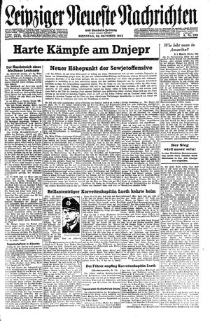 Leipziger neueste Nachrichten und Handelszeitung  vom 26.10.1943