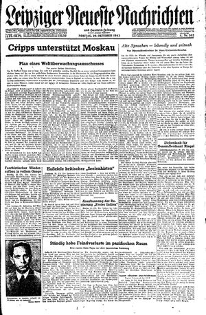 Leipziger neueste Nachrichten und Handelszeitung  on Oct 29, 1943