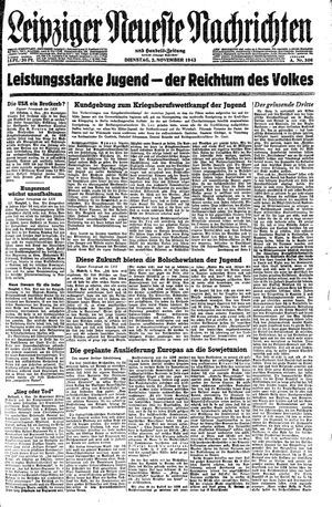 Leipziger neueste Nachrichten und Handelszeitung  vom 02.11.1943